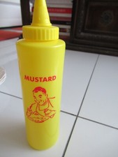 Vtg NEW MUSTARD Container Diner Malt Shop Waitress Car Hop Drive In Retro MINT!