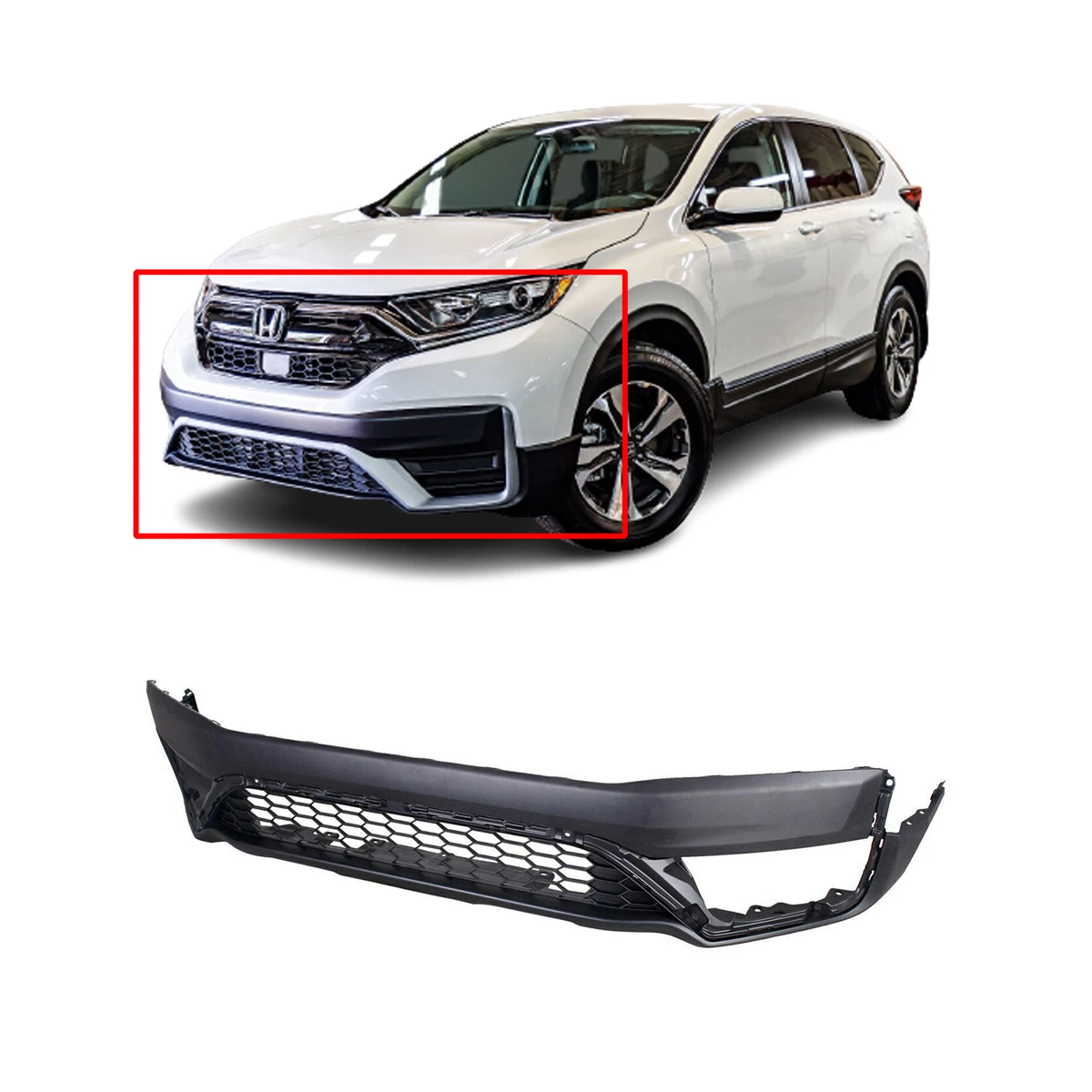 Front Lower Bumper Cover For 2020 2022 Honda CR V Primed HO1015124