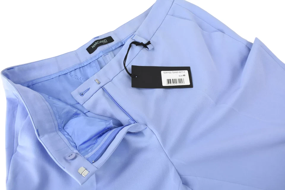 Брюки Marciano By Guess стандартного покроя женские (ЕС) 48 классические официальные синие на молнии - Изображение 4 из 4