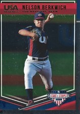 2018 Panini Stars & Stripes USA Baseball Nelson Berkwich #63 Rookie Card RC 15U+