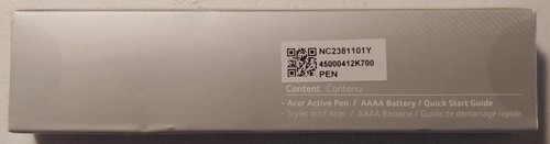 New Genuine Acer Active Pen - NC2381101Y - Picture 3 of 3