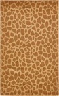 Animal Print Giraffes 5 x 8 ft Size Area Rugs