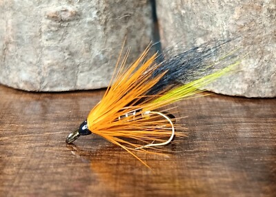 3 X  Stinchar Stoats Salmon Flies  Doubles size 10