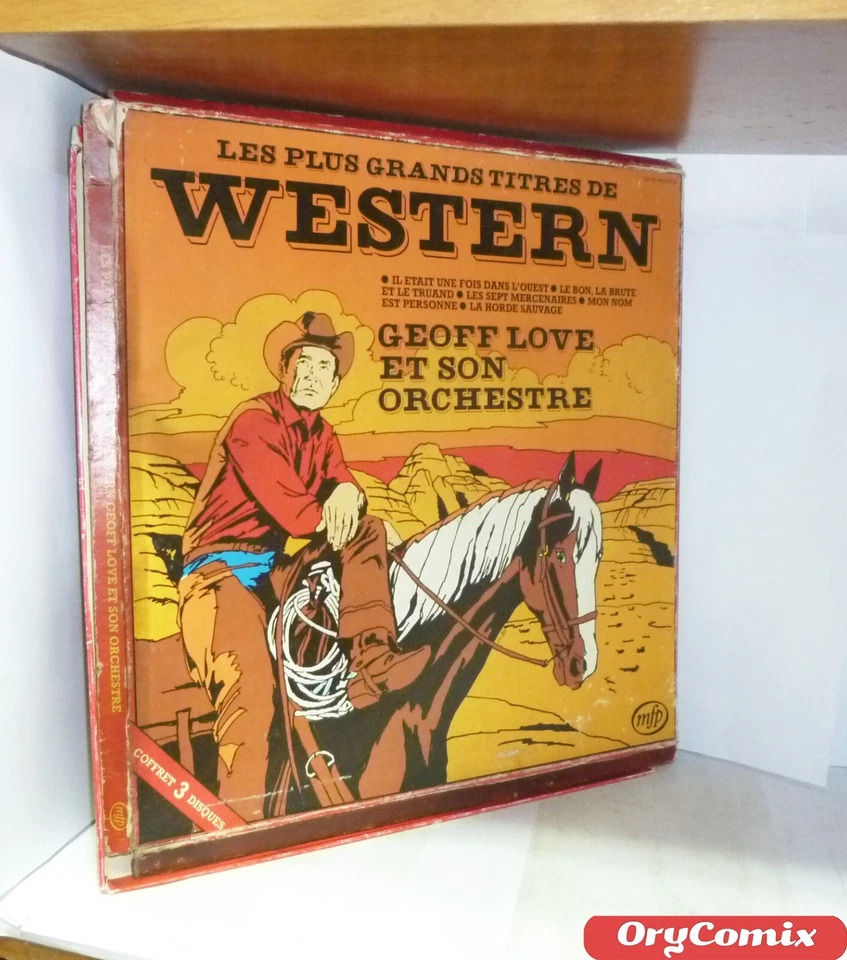 LES PLUS GRANDS TITRES DE WESTERN - BOX 3 VINILI LP 12" POLLICI 33 GIRI RPM - Immagine 2 di 4