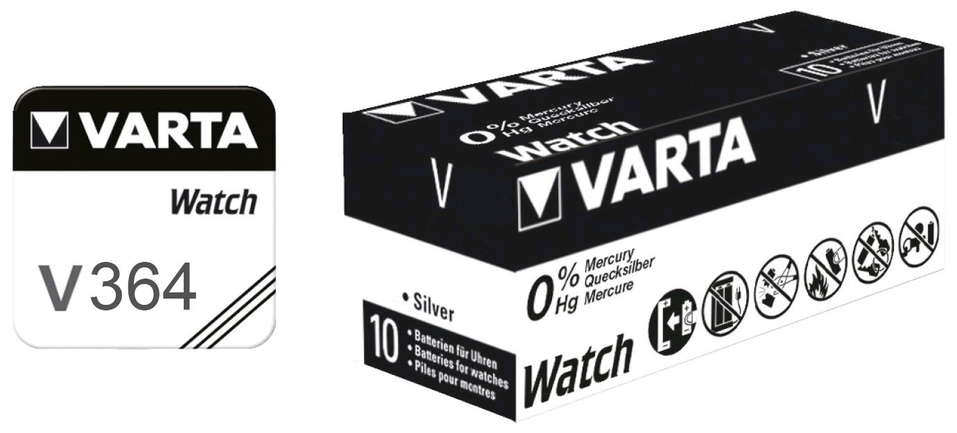 Thumbnail - 1 Pack Varta 364 V364 Uhren-batterie Knopfzelle Sr60 Sr621 Ag1 Watch