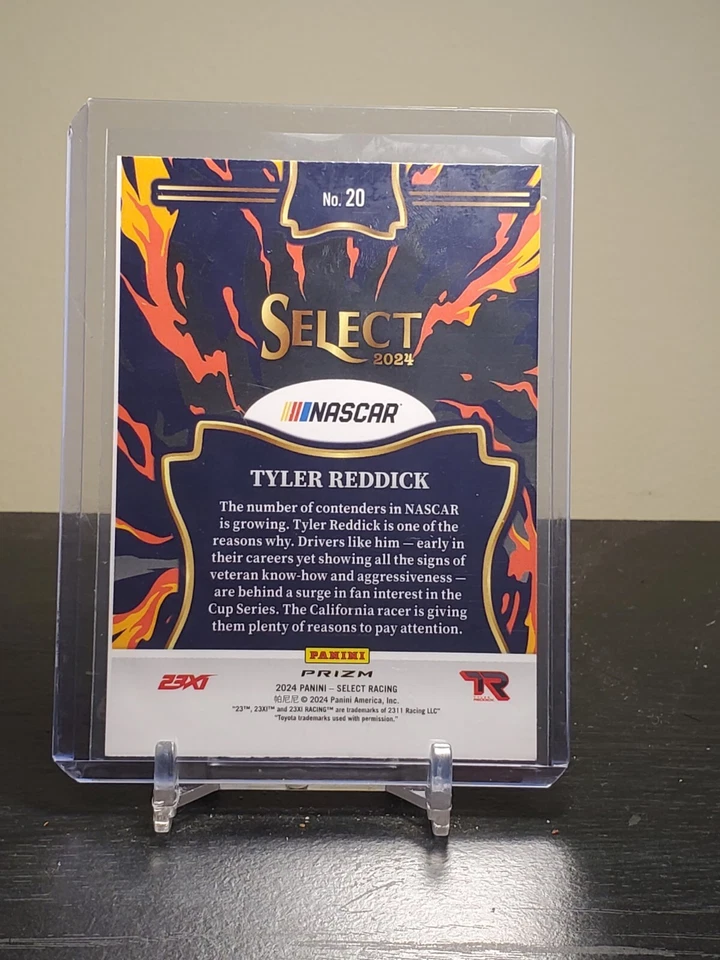 2024 Select Racing - TYLER REDDICK - En Fuego - Flash Prizm - #20 - Image 2 of 2