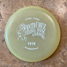 Vintage 1978 Good Times Santa Cruz Flying Disc Classic Competitor Disc