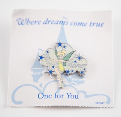 New Disney Where Dreams Come True Tinker Bell Pixie Dust Pin