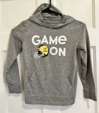 Life Is Good Football hooded shirt Youth Boys size small