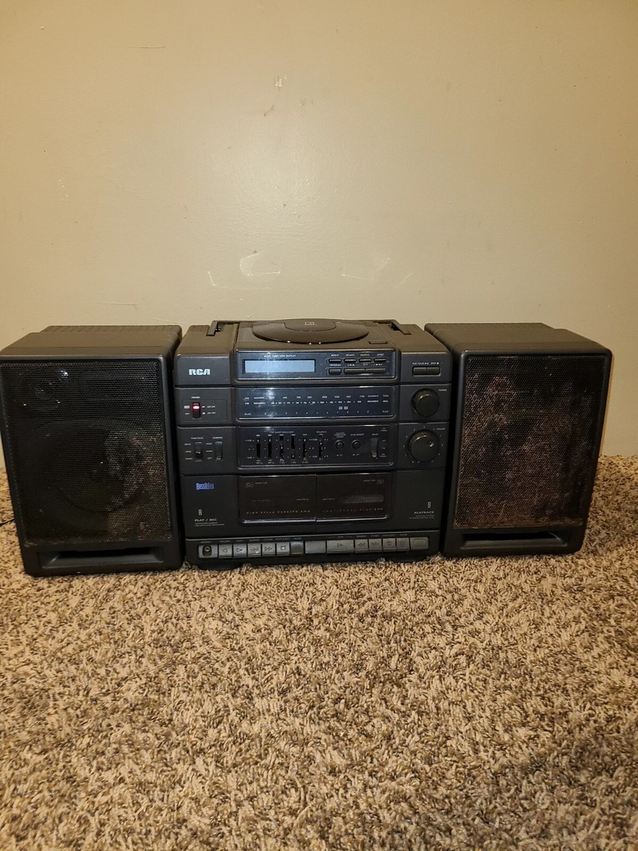 VTG RCA AM/FM Stereo Cassette Tape Recorder & CD Player Model RP