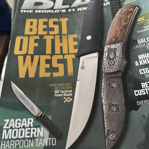 BLADE MAGAZINE Jan 2022. | BEST OF THE WEST. Cigar Knives , Tactical Folders K-5 - Picture 3 of 4