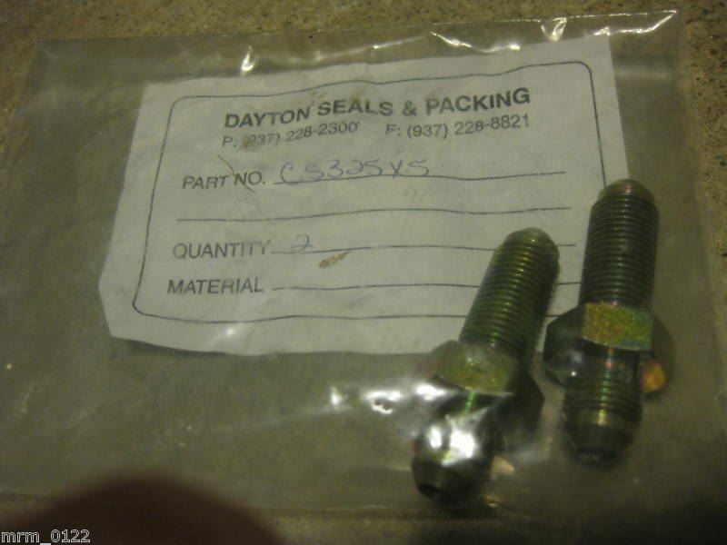 Dayton Seals & Packing C5325X5 Lot of 2 Threaded Nipples eBay