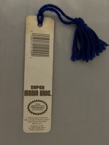 I've Got Mario Madness Nintendo NES 1989 Promotional Bookmark RARE! - Picture 7 of 7