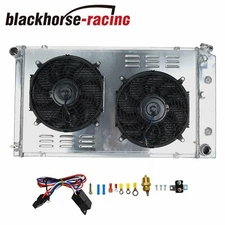 3 Row Radiator+Shroud+Fan+Relay Kit 161 For 1973-1986 Chevy/GMC C/K C10 C20 C30