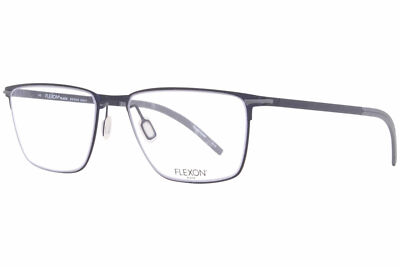 Flexon B2001 412 Eyeglasses Frame Men's Navy Full Rim Square 56mm