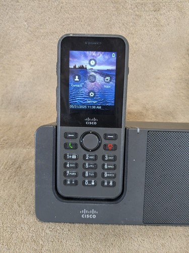 Cisco CP-8821 Wireless IP Phone w/ Charging Base Missing Power Cord READ DESCRIP - Photo 4/24