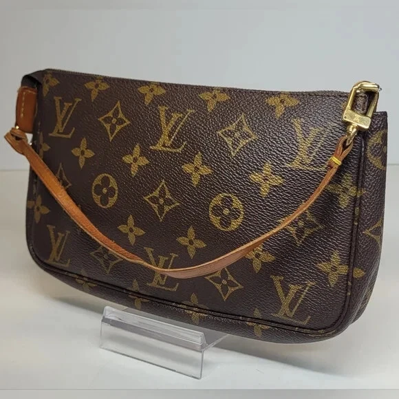 Louis Vuitton Brown Monogram Medium Accessory Pochette Shoulder Bag