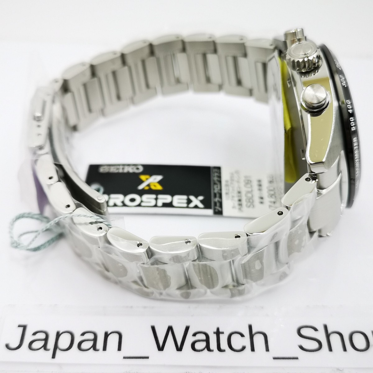 SEIKO PROSPEX SPEEDTIMER SBDL091 Black Solar Chronograph Men's