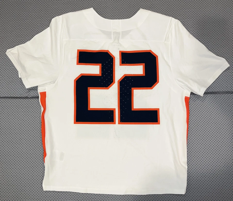 Футболка Nike Syracuse белая/оранжевая неприкасаемая лакросс No22 мужская L белая 881250 - Изображение 2 из 3