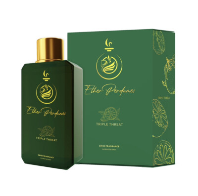 Ether Perfumes TRIPLE THREAT Extrait De Parfum 100ML  Special Niche Fragrance 