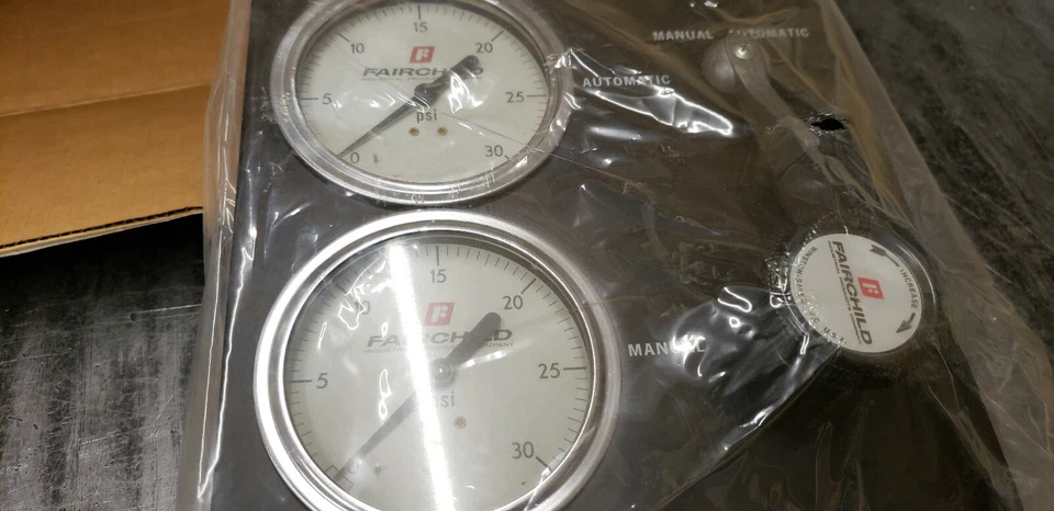 Fairchild PLT830DP3030 Panel Estación de Carga Indicador Regulador 30-PSI. . NUEVO Foto 3 de 4