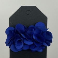 Blue Flower Post Earrings