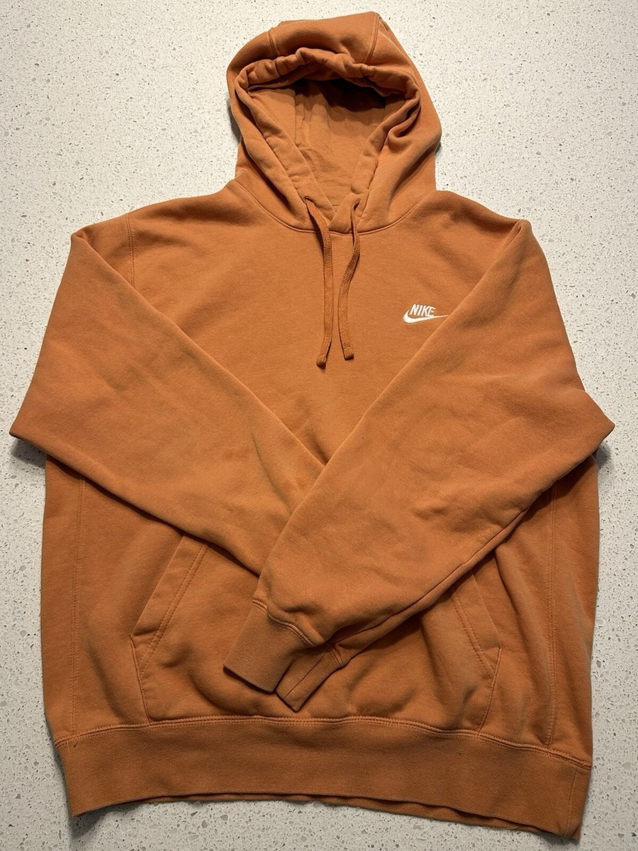 Mens Hoodie Nike Tawny Hoodie Nike Orange Hoodie Large