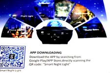 GALAXY STAR PROJECTOR NIGHT LIGHT FOR BEDROOM  MUSIC /REMOTE CONTROL B-DAY