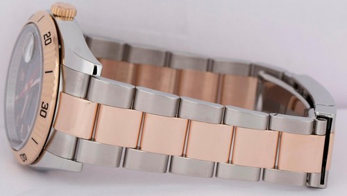 PAPERS Rolex DateJust 116261 Turn-O-Graph 36mm Two-Tone 18K Rose Gold Watch BOX - Picture 6 of 9