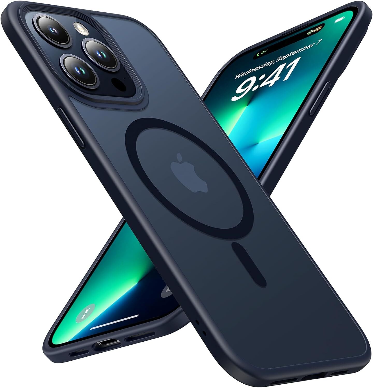 Magnetic Case for 15 Pro Max Case MIL Grade Drop Tested Compatible with Transluc