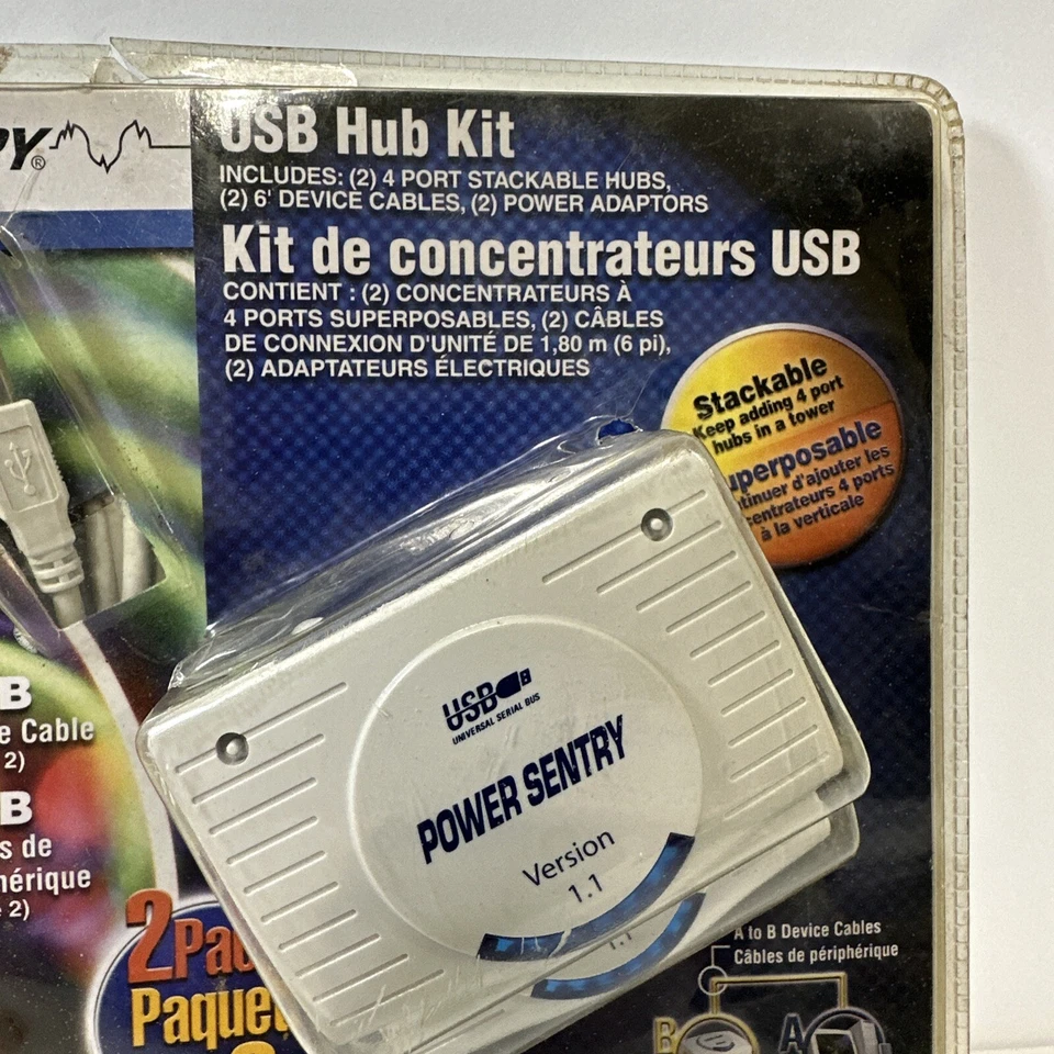 Brand New Power Sentry USB Hub Kit - 2 packs. Sealed - Image 2 of 4