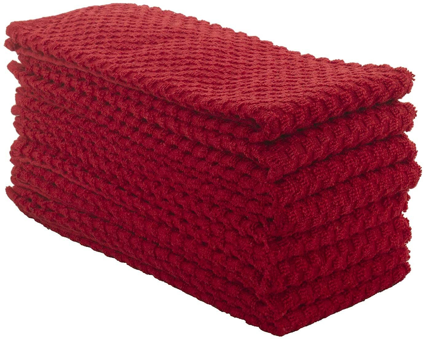 S 100% Cotton Dish Towels, 25 X 15 In, 400 Gsm, 6/pack