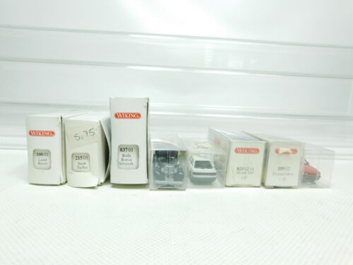 Bk19-0,5# 8x Wiking H0/1:87 Car: 837+100+215+189+825 Horch+193+121, Mint Box - Picture 5 of 5