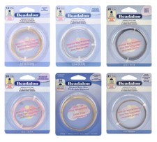 Beadalon  German Style Copper  Brass Wire Tarnish Resistant  Different Shapes