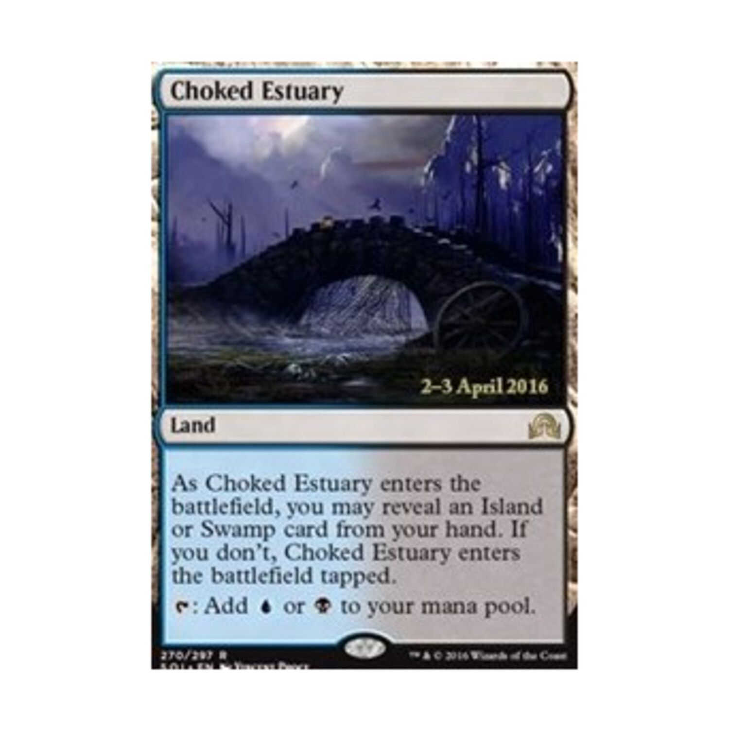WOTC MtG Prerelease Promos Choked Estuary (P) (Foil) EX eBay