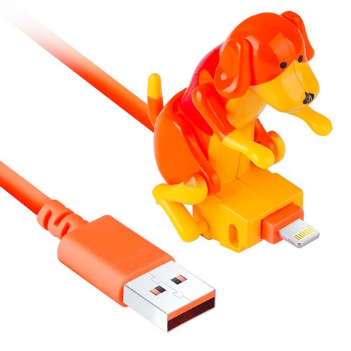 USB Funny Cable Charging Fit Micro Fast Charger Type-C For iPhone Humping Dog - Photo 3 sur 14