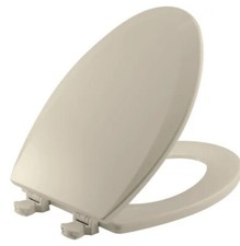 Bemis 1500EC 146 Molded Wood Elongated Toilet Seat With Easy Clean  Change Hing