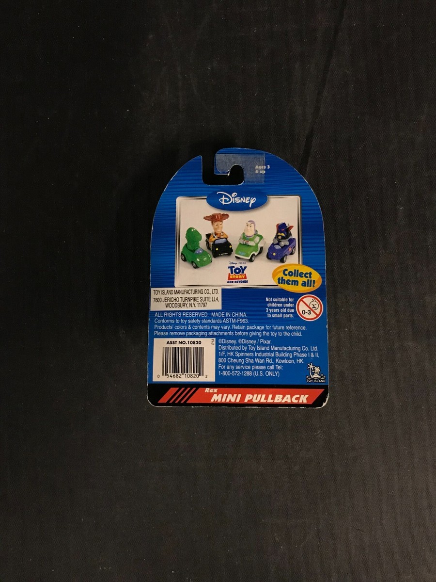 Disney Pixar Toy Story Rex Mini Pullback Car | eBay