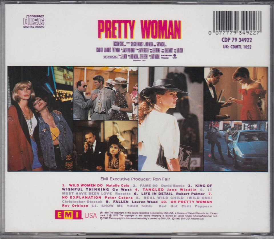 OST Pretty Woman:DAVID BOWIE,PETER CETERA,ROXETTE,ROBERT PALMER,ROY ORBISON,WOOD - Bild 4 von 4
