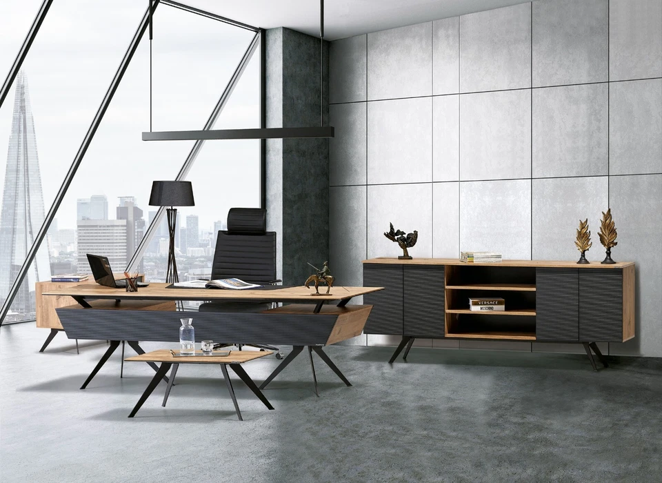 Büromöbel-Set, Komplett Büro mit Work Couch SET