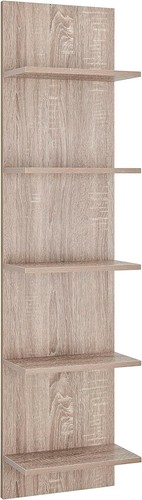Danya B. Decorative Wall Mount Vertical Shelving Unit – Modern Column Shelves - Picture 9 of 10