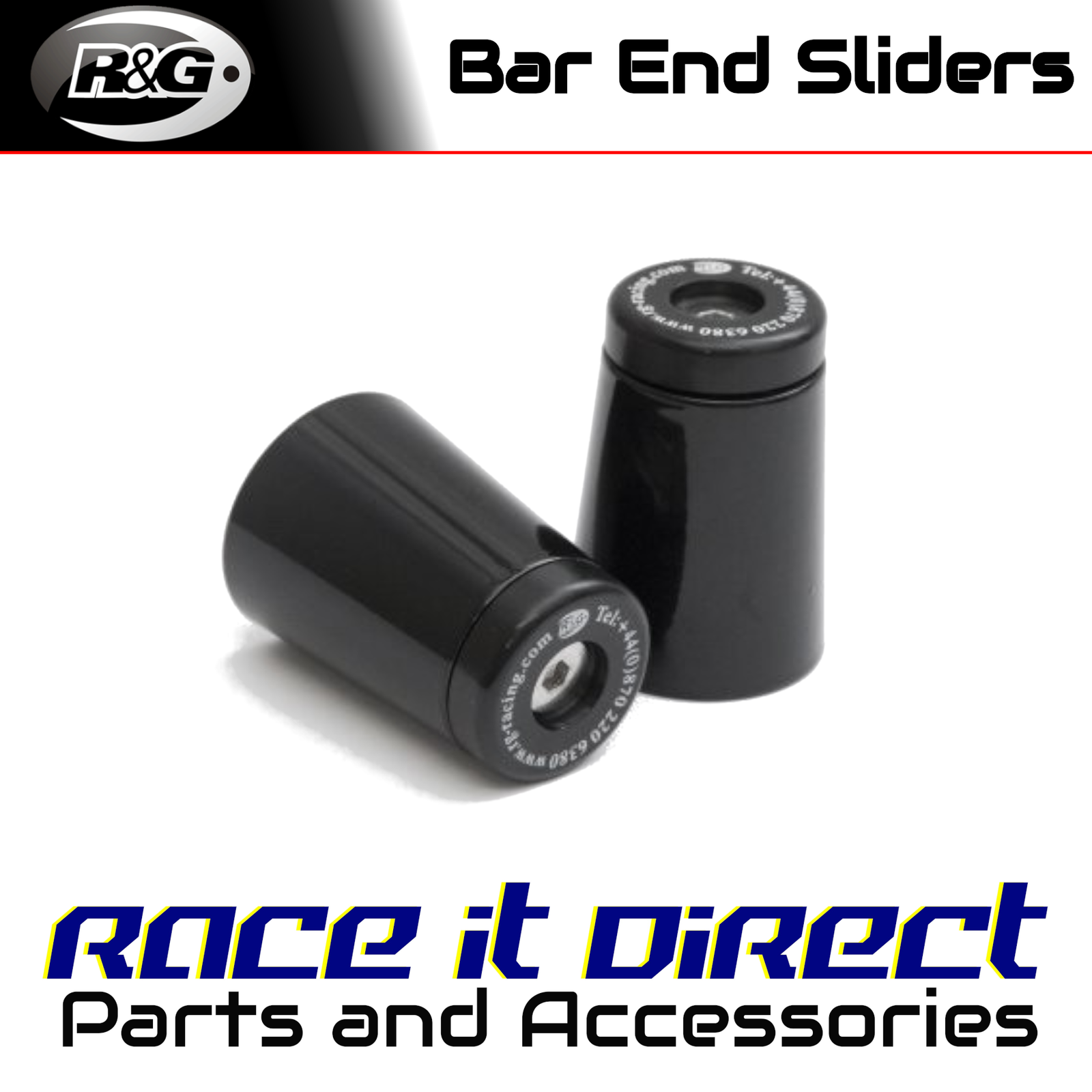 R&G - BE0037BK - Bar End Sliders