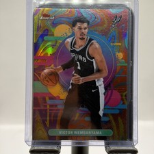 2025-26 Topps Finest - Uncommon Victor Wembanyama #179 Oil Spill Refractor