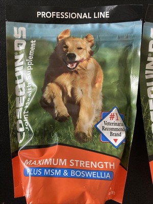 COSEQUIN DS JOINT HEALTH SUPPLEMENT PROF LINE MAX STRENGTH 120 CHEWS Total 139la