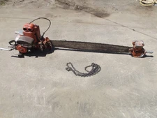 Vintage Mercury Disston 2 man chainsaw runs with book
