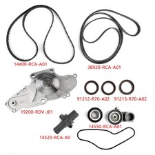 14510-RCA-A01 Timing Belt&Water Pump Kit For Honda/Acura V6 03-14 Pilot 05-14