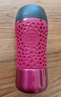 Nescafe Dolce Gusto Thermobecher, rot metallic, unbenutzt