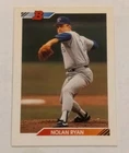 1992 Bowman Nolan Ryan #222 Texas Rangers Baseball Sports Trading Card