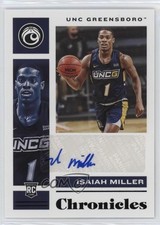 2021-22 Chronicles Draft Picks Rookie Signatures Black Isaiah Miller Auto 1rl6