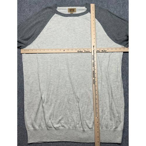 The Foundry Sweatshirt Mens 2XLT Oat Gray Raglan Long Sleeve Crew Neck New - Picture 2 of 11